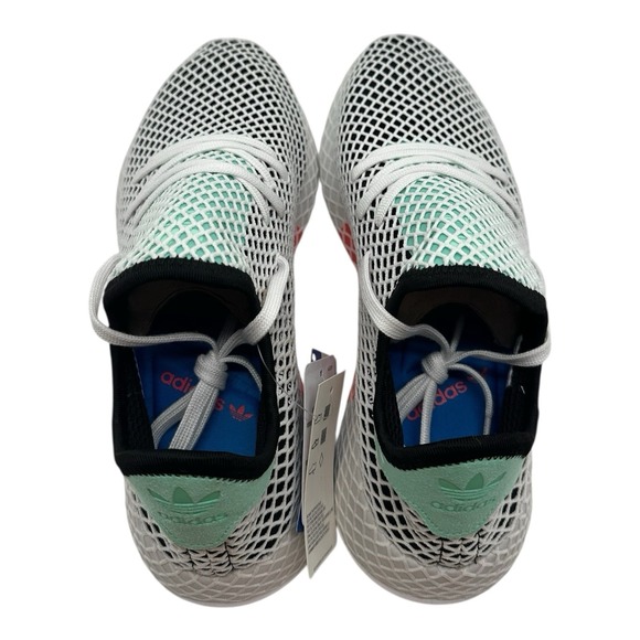 Adidas Deerupt Runner Running Shoes Men Sz 8.5 Black/Green/White Sneakers B28076 main image 10